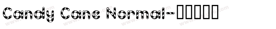 Candy Cane Normal字体转换